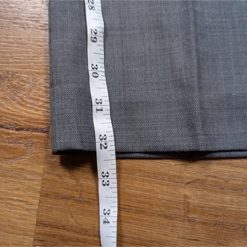 J. Crew Bowery Dress Pants Men's 38x32 Gray Slim Fit Wool Blend Business NWT